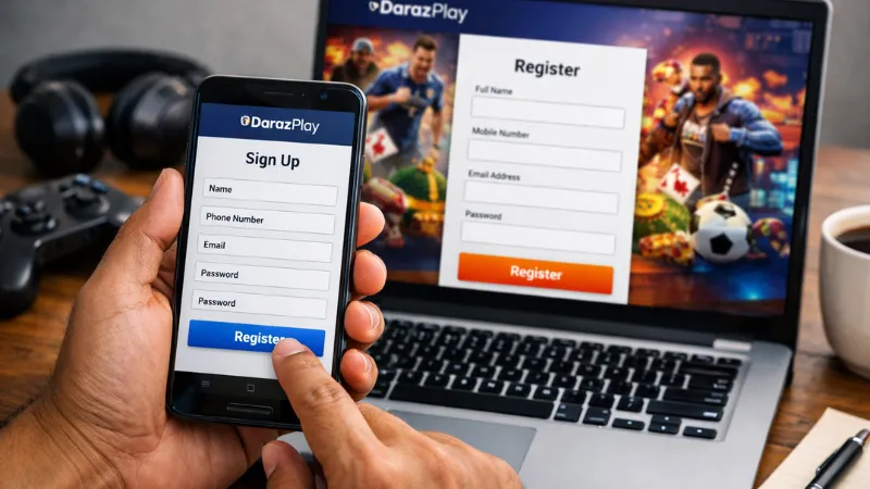 DarazPlay Register