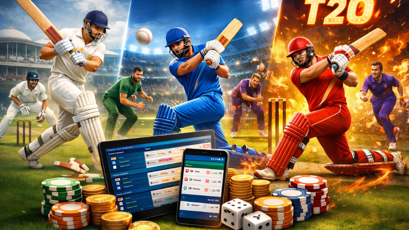 Darazplay Cricket betting options in all match formats