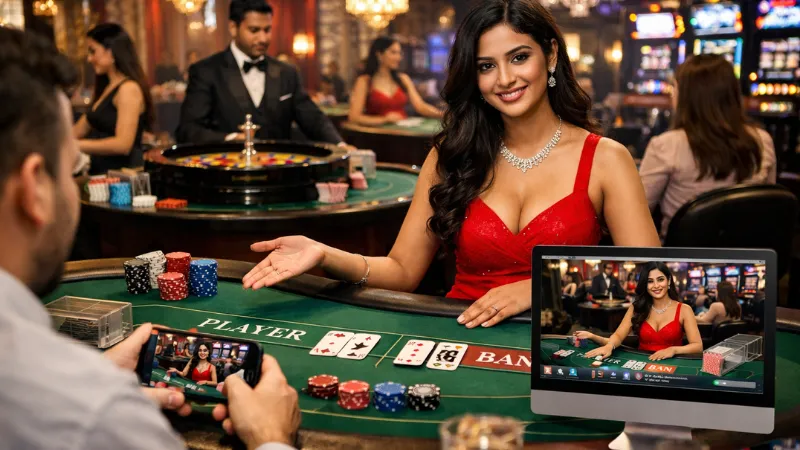 Feel the excitement of a real casino environment