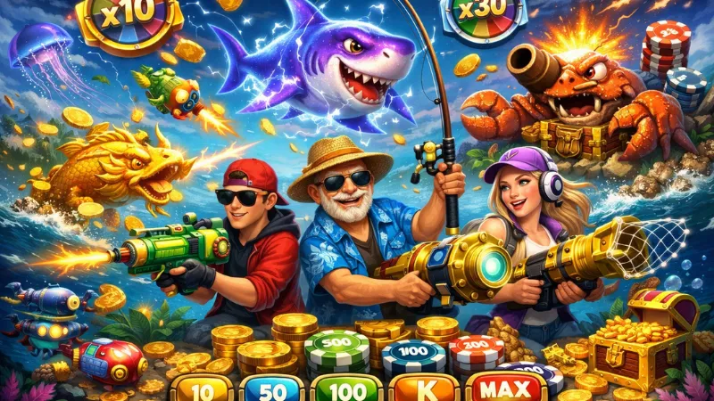 Fishing Darazplay's main gameplay mechanism