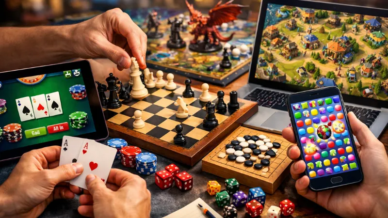 Variety of Darazplay table games